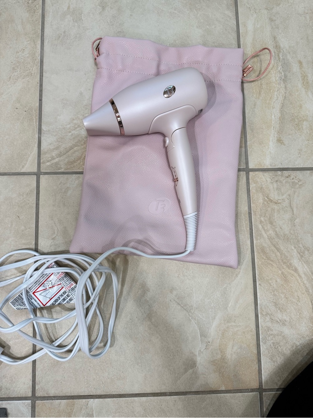 T3 Pink Travel Hair Dryer